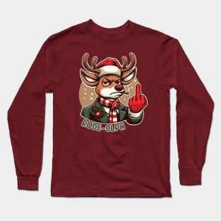 Rudolph ugly christmas sweater Long Sleeve T-Shirt